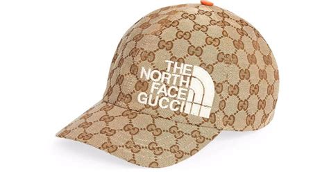 the north face x gucci baseball hat|north face gucci hat price.